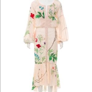 Johanna Ortiz Baru Midi Dress NWT size 4 RRP $2995